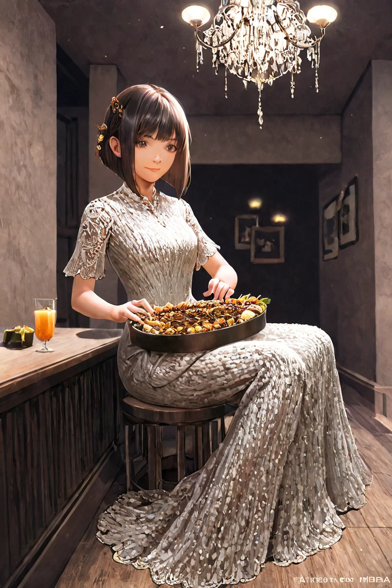 Night View Dinner Luxury Neon Top Quality Masterpiece Dinner Big City