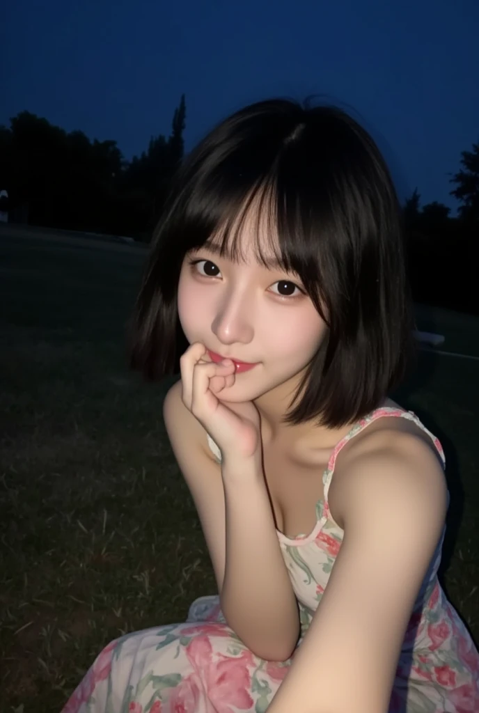 (Solo:1.3)), 1girl in, NSFW,Navel,Naked,Best Quality,fully body photo、 Realistic, Photorealistic, Best Quality, masutepiece, Very delicate and beautiful, Very detailed, (Selfie:1.2), Fine detail, Ultra Detail, High Definition, Very detailed, Realistic, Ultra high definition, Best Quality, Ultra high definition, (Real:1.4), high quality texture, ,, On the rooftop, Bangs, Long hair , Afternoon light, Majestic sky and clouds