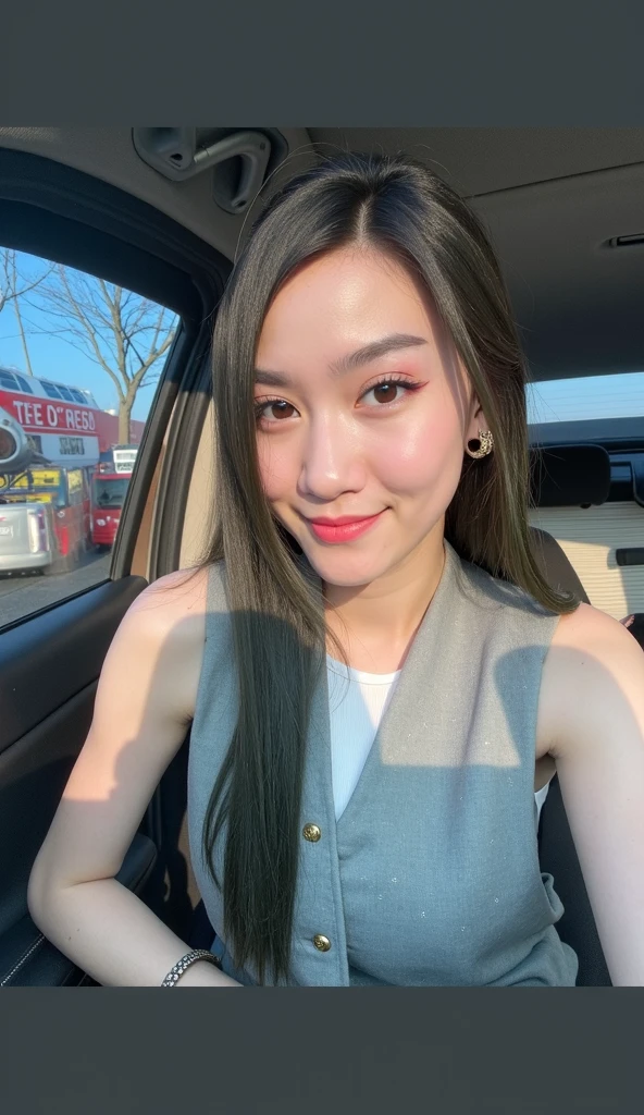 สร้าง atmosphere ที่สงบและลึกลับ. an enchanting image of Snow White. A beautiful, plump figure girl blessed by beauty, pink, red lips and pink cheeks,  and both hair and skin color . A dark blue vest with a gold pattern along the center and waist line,  High white neck . She is short, , the puffed sleeves are a lighter blue than her bra., and red fabrics emerging to show "slash" design, , which was very fashionable in the Renaissance. It involves cutting the fabric outside the dress. and pull through another layer of fabric from the inside.  , both arms have The pipe-matched gold cuff on her shirt . And white , puppet skirt Ankle-length edged wood.  She is wearing a brown cloak . The snow princess's black short hair is styled into a bob and parted in the middle..  She also wears a red headband with a bow in the middle . She is sitting in a flower field. She has a calm and peaceful demeanor,  with a sweet smile. Her eyes give a sense of wonder and contentment., , like looking at something in the distance.. Depth, flowers in front of the camera, Colorful. Fantasy scene,  quality that frames ,  Perfect Composition, The stunning image is full of intricate details of nature., Flowers and boughs full of flowers, , with the backdrop being a forest of fantasy, a lot of forest elements, Depth, between bushes, high detail, exquisite details. Matte painting, dark, concept art, 8K resolution, supernatural light,  Octane Render , movies, Intricate details, firefly, Lewis Rojo 3D style,  Boris Valleho , Karne Griffiths, Vadim Kashin, Harrison Fisher, Brian Froud และ Jeremy Mann,  epic scene , Black light show, , several styles of Stedman, Hanukkah, Klimt, bell, Hobbie , Newton, Greg Rutkowski,  atmosphere . bizarre images