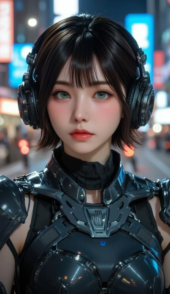 8K, Best Quality, Masterpiece, Ultra High Resolution, (Photoreal: 1.4), Girl Futuristic Combat Suit, Green Electronic Pupils, In the Cockpit, Cloudy, Cloudy, Lightning, Air Combat, Falling Airplane, Anti-aircraft Missile, Mechanically Built Bird, Real Woman, Cleavage, Real Face, Cute Girl, Smile, Perfect Cyborg Girl, Wearing Sci-Fi Headphones, Beautiful Female , Beautiful Girl Cyborg, Silver Hair, Manipulator, CG,