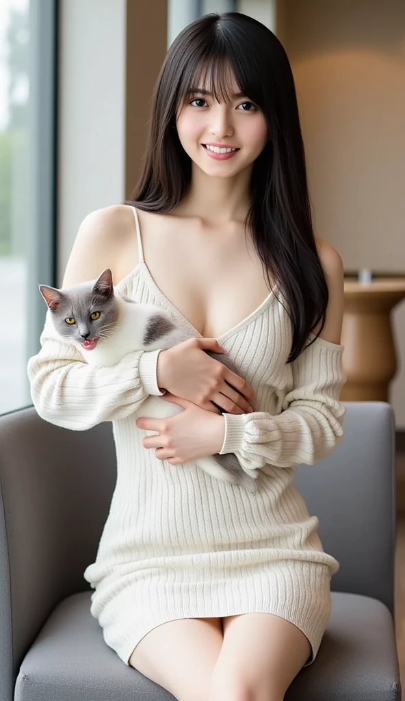 (masutepiece,Best Quality:1.4),(8K,Raw photo,photographrealistic:1.2),view from front,Expert Details ,((Cowboy Shot:1.2)),Photo,Attractive,masutepiece,
BREAK
(((Bottomless:1.4))),naked lower body,,(((The hairy cat is clearly visible))),1 Japanese woman,((Black off-the-shoulder dress)),Joyful.(Curve:1.4),Beautiful face,grin,(Public Hair:1.5))
break
Pose for a photo, Late autumn afternoon outdoors,((blur backgroun)), NSFW