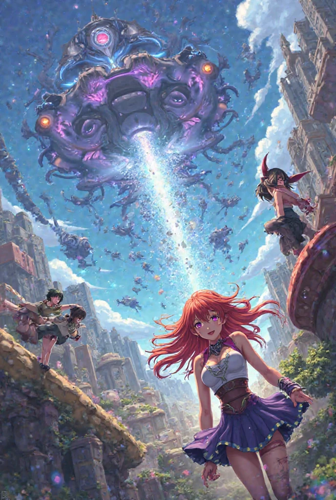masterpiece,(bestquality),highlydetailed,ultra-detailed,1girl,(beautifulPirates girl:golden,glowingeyes:比基尼:1.2,elongatedears:0.8),(Inside the cave:1.5),(Destroyed night pool:1.5)(fantasylandscape:1.2,natural lighting:1.5,confidentexpression),(panorama:1.2),Mecha Dragon、smile,angle,,chrome,raw(Red Hair:1.5)(On the run from a mechanical monster、Acrobatic moves and angles:1.5)(Modern night pool、Destroyed:1.4)(In swimsuit👙:1.4)
(Monster Attack)(Beautiful woman in swimsuit jumping:1.2)(1 monster flying in)(A girl flying happily)((A giant monster attacks with its mouth open:1.5))(steam)