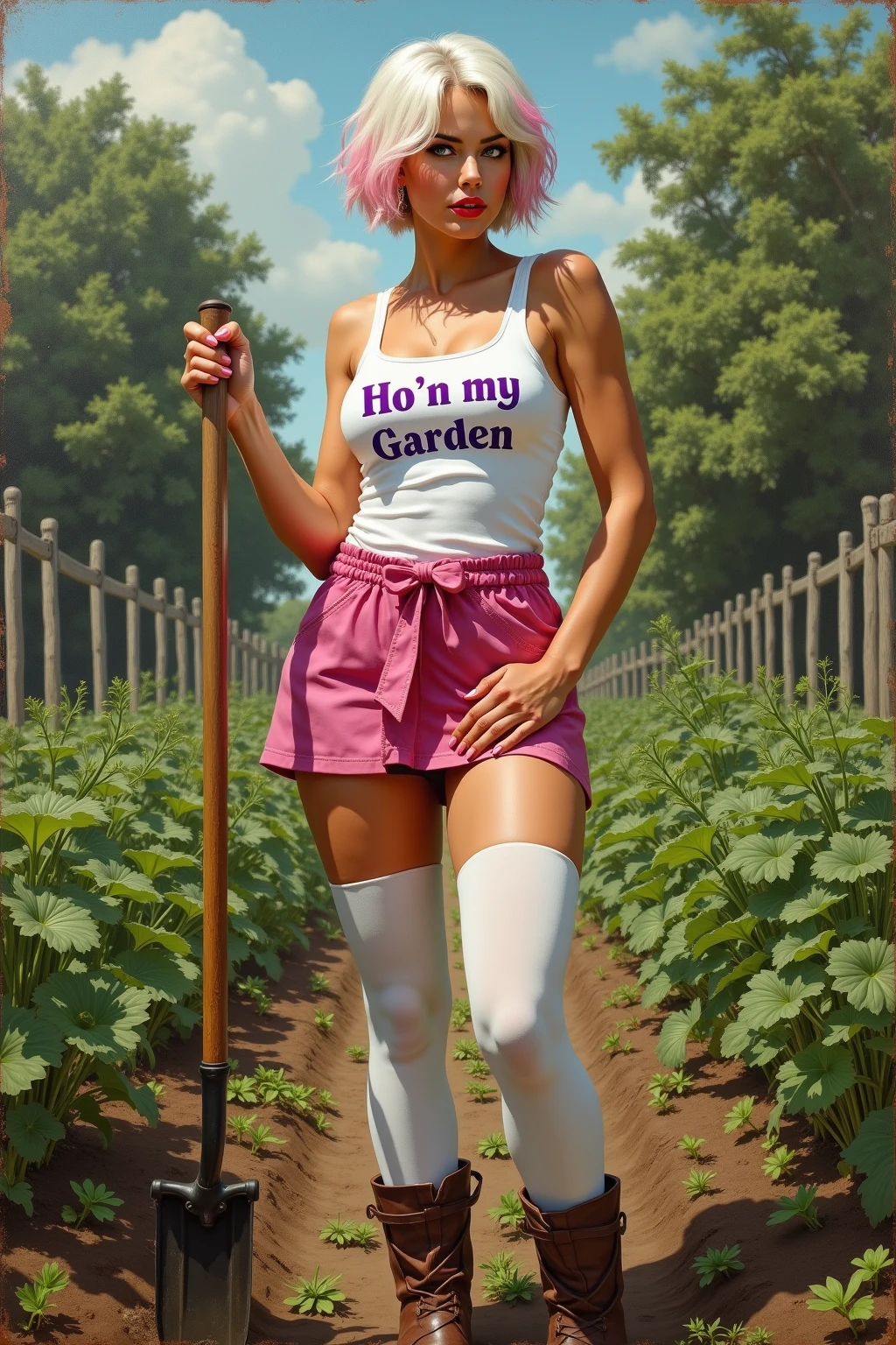 ((((Asakura Minami/Touch/:1.4)))),(((NSFW))),(((pov))),((full body)),((masterpiece)),((highest quality)),((hyper unlimited realistic pussy,large female genital:1.3)),hyper extremely detailed,(thin entire outline),enlightenment,explicit,(((1girl:1.2))),dutch angle,(adult like:1.2),black hair,medium hair on shoulders,((black eyes:1.2)),small nose,perfect body,beautiful body,beautiful character design,perfect eyes,perfect face,(((happy,smile,having fun,vimbrigant,look like fun:1.3))),perspiration,wallpaper,ultra high resolution,8K,photo shoot,beautiful legs,perfect feet,beautiful skin,fair skin,smooth skin,sweat,official style,official art,make a screen cap,((standing:1.3)),((beautiful medium breast,large nipples,large clit,peace sign:1.2)),((wide spread legs,white socks,black shoes:1.3)),((outdoor,private garden,sunshine,bright lighting:1.3)),((((wide split pussy,labia minora,urethral hole,biggest clitoris:1.3)))),(((spread vagina with her hands:1.3))),((((super ultra hyper ultimate realistic vagina:1.3)))),((((super ultra hyper ultimate realistic anus:1.3)))),((((enjoy pooping,hard turd:1.4)))),