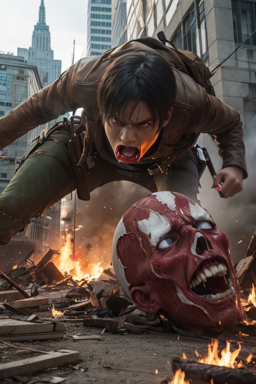 there is a picture of a man with a huge muscular body, colossal titan, attack on titan, attack on titans, as the colossal titan, from attack on titan, (attack on titans anime), in attack on titan, attack on titan anime style, attack on titan covert art, shingeki no kyojin, barack obama in attack on titan