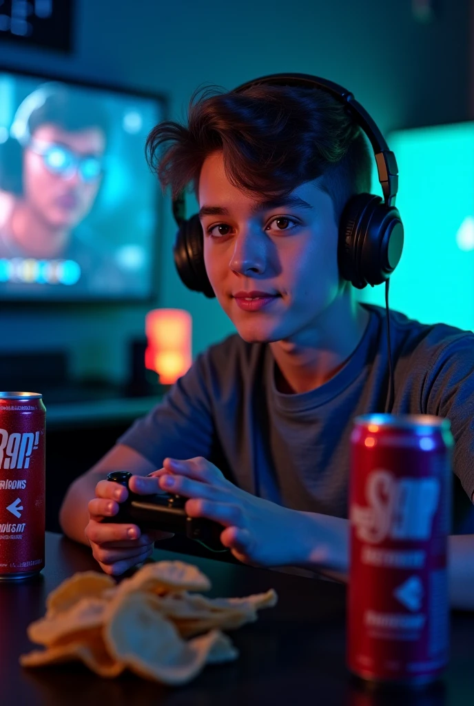 A boy playing free fire 