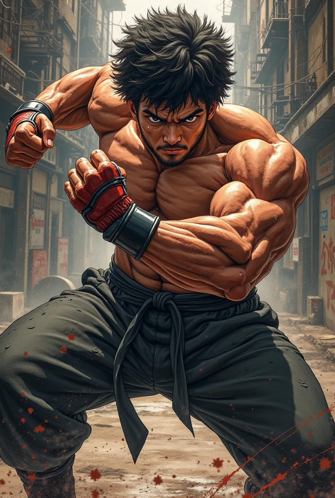 a powerful judo fighter, mid-air throw, intense action, dynamic motion, muscular male figure, intense facial expression, dramatic lighting, fast movement, detailed anatomy, intricate uniform, photorealistic, cinematic composition, heroic, high contrast, dramatic shadows, (best quality,4k,8k,highres,masterpiece:1.2),ultra-detailed,(realistic,photorealistic,photo-realistic:1.37)