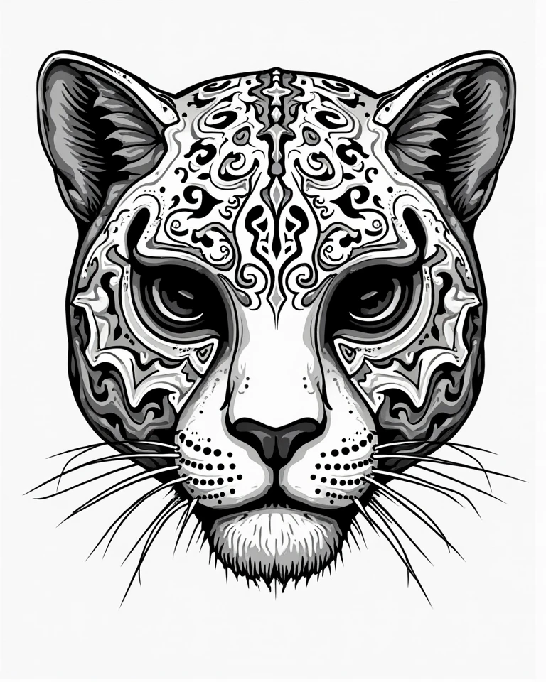 cat mascot skull style, t-shirt design, super cute, 2d, vector, flat --auto