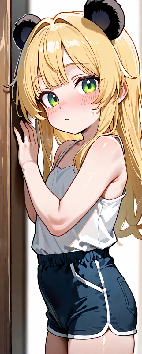 1girl, flat_boobs, sexy horny 9yearold blonde slut is naked and is secretly kissing and having sex with her ugly 78yearold uncle at a crowded family bbq. 1 old man. old dick.