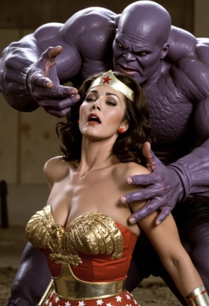 (The 8k quality, Ultra-high resolution quality, Ultra high definition, Photorealistic, Best Quality):1.5, (master piece):1.4, (camera angle from front):1.2, (inside the abandoned building, depiction of super cumm scene in super hard intercourse, mmf threesome, double penetration):1.2, (nsfw, 2 naked tall black men, intercourse with 2 tall naked black men, threesome, double penetration, 1 GAL GADOT feeling super cumm, hetero, ekibenstyle sex, (GAL GADOT hugged violently from behind by 1 tall naked black man with standing on the knees, cowgirlposition, woman on top, vaginal, extreme super thick penis):2.0, leaking out super large amount of peeing):5.5, ((beautifully shaped naked GAL GADOT, extreme swollen pregnant tummy shaped like big penis):1.5, extremely screaming, extremely exhausted expression, feeling super orgasm face, super orgasm eyes, flushd cheeks, medium build, medium hight, striding on huge black man's crotch with bending forward, M-shaped spread legs, extreme sweaty skin all over):3.5,