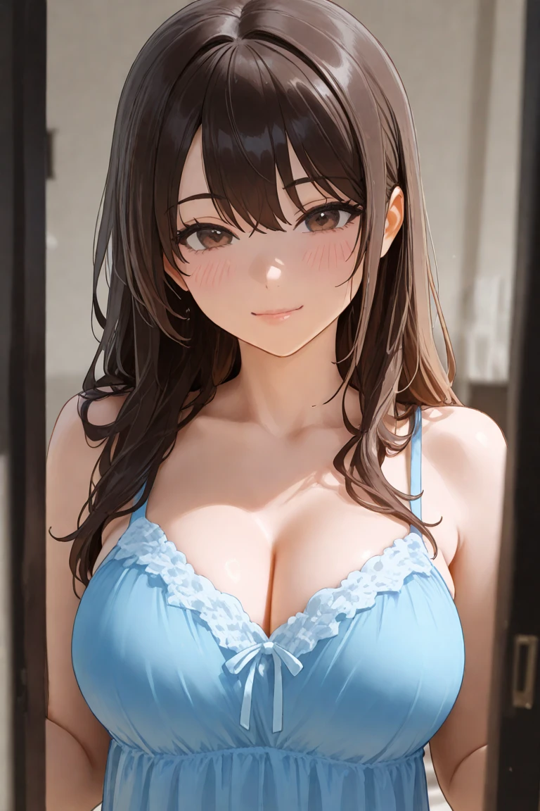 (((masterpiece))),(((High resolution)))、(((8K)))、(((perfect face)))、(((beauty of japan)))、30 years old、(((beautiful face))), (((school swimsuit))), embarrassed look, look at the camera, top quality eyes, detailed texture, look at the camera, standing, all body, Plump
