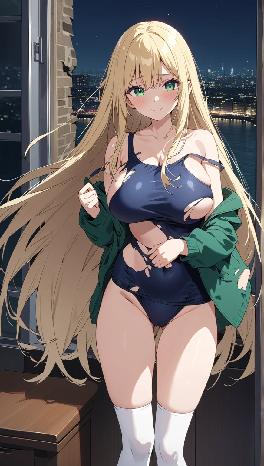 samus aran, ponytail, large breasts, hair tie, jacket, (jeans:1.25), (standing straight:2.0), peeing herself, (wetting herself:1.5), very large peeing stain, huge pee stain, best quality, ultra-detailed, HDR, studio lighting, professional, vivid colors, sharp focus, physiologically-based rendering, bokeh, landscape, blue color palette, soft lighting, dynamic shadows, (hands on thighs:1.5), embarrassed, humiliation, blushing, angry, tears, (facing viewer:2.0), cleavage, beach, ocean, shoal, sand, tropical setting