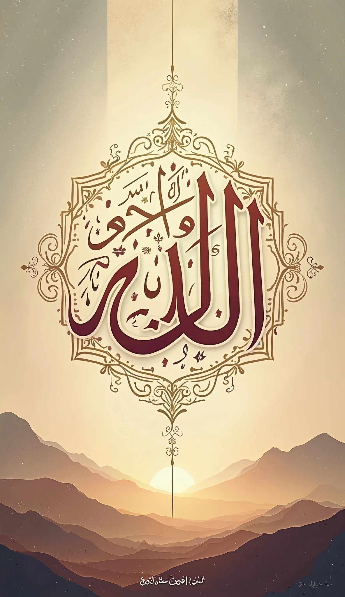 Create a DP with a small design saying "and Allah is the best of planners".