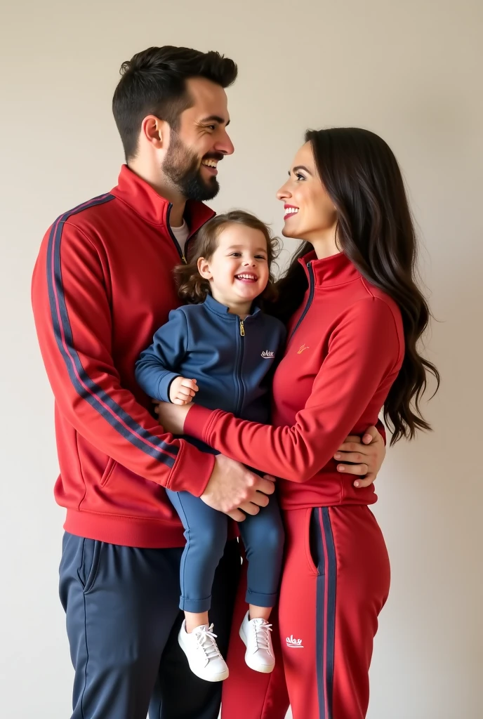Red soccer team with heroes theme in pajamas