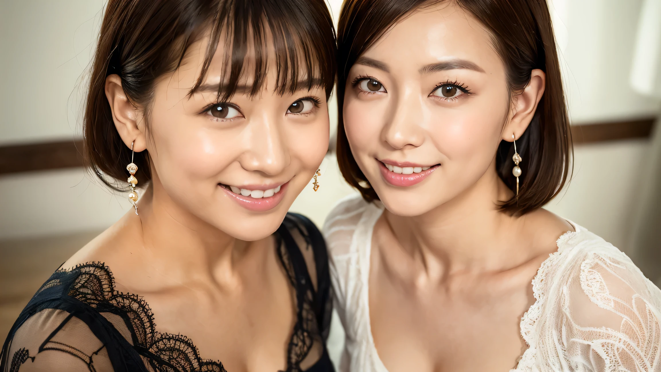 (Highest quality、Tabletop、8k、Best image quality、Award-winning works)、One beautiful woman、Beautiful and elegant wavy long hair、Beautiful black hair、(alone:1.2)、(Perfect colorful V-neck short sleeve knit:1.4)、(The simplest black background:1.4)、とてもBig Breasts、Accentuate your body lines、Beautiful and exquisite、look at me、(Perfect Makeup:1.1)、Bright lipstick、Ultra-high definition beauty face、Ultra HD Hair、Ultra HD Shining Eyes、Ultra High Resolution Perfect Teeth、Super high quality glossy lip、Accurate anatomy、Very beautiful skin、Glowing skin in ultra-high resolution、An elegant upright posture when viewed from the front、(very bright and vivid:1.3)、(Slender body:1.2)、(Cleavage:1.2)、(Big Breasts:1.2)、Shiny, Bright lipstick、(Face close-up:1.2)、(58-year-old:1.4)、(Wrinkled adult face:1.5)、(Randomly oriented body)、(West Shot)、