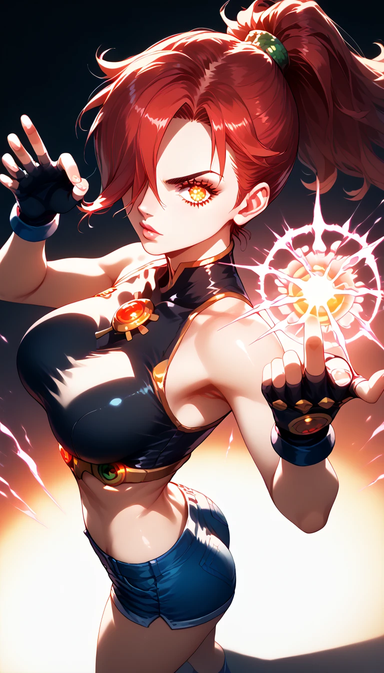 masterpiece, best quality, 1girl, superhero, two-tone leotard, bare legs, knee boots, matching boots, heroic, standing, body infused with energy, light particles, solo, single, cowboy shot, perfect anatomy, brown hair, beautiful detailed eyes, spread arms, spinning, spins fast in place like a tornado, twirling in place, tornado spinning, rapid gyration, space backdrop, motion blur, speed lines, tornado, energy, energy swirls, energy circling her body, emphasis lines