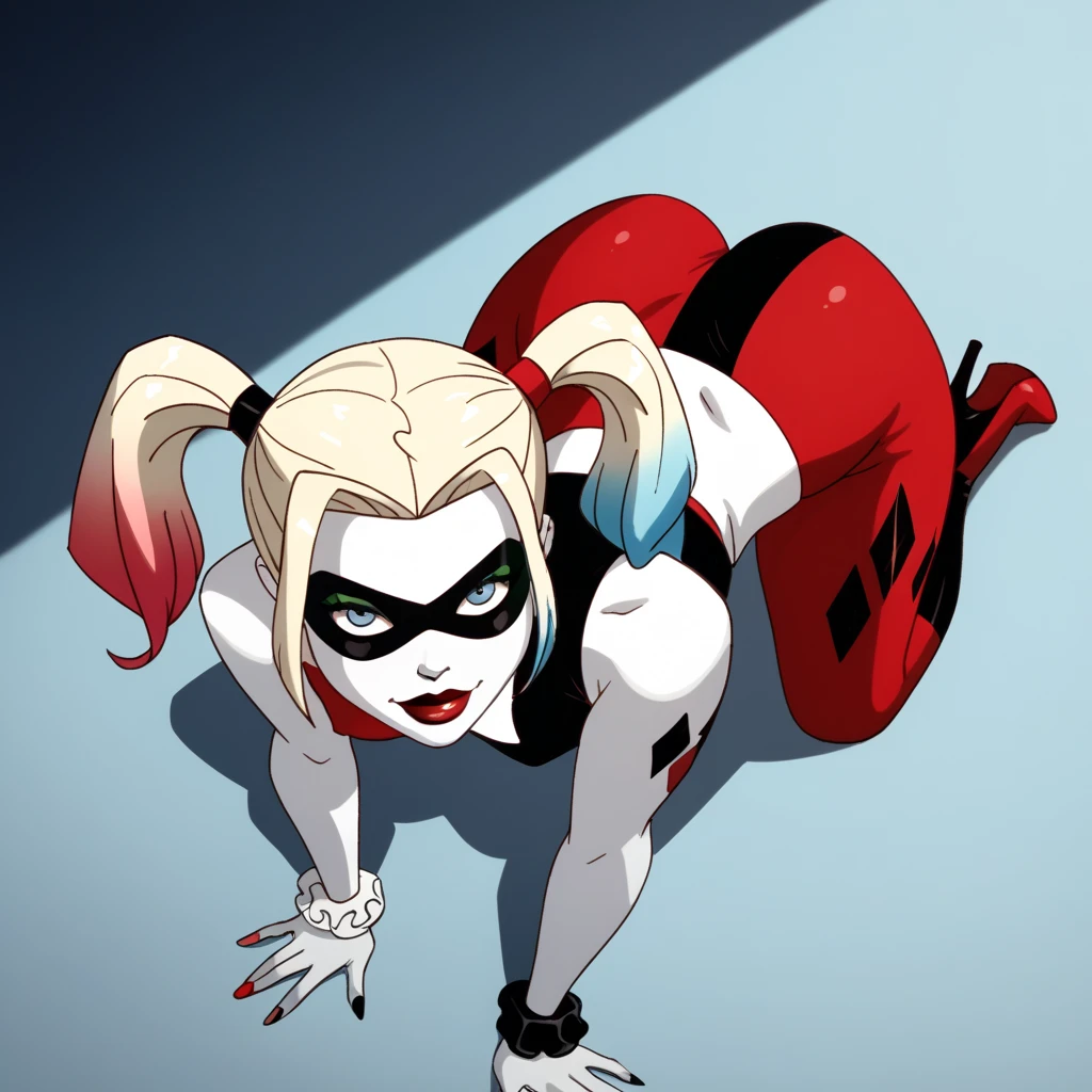 Harley quinn, estilo Helluva Boss