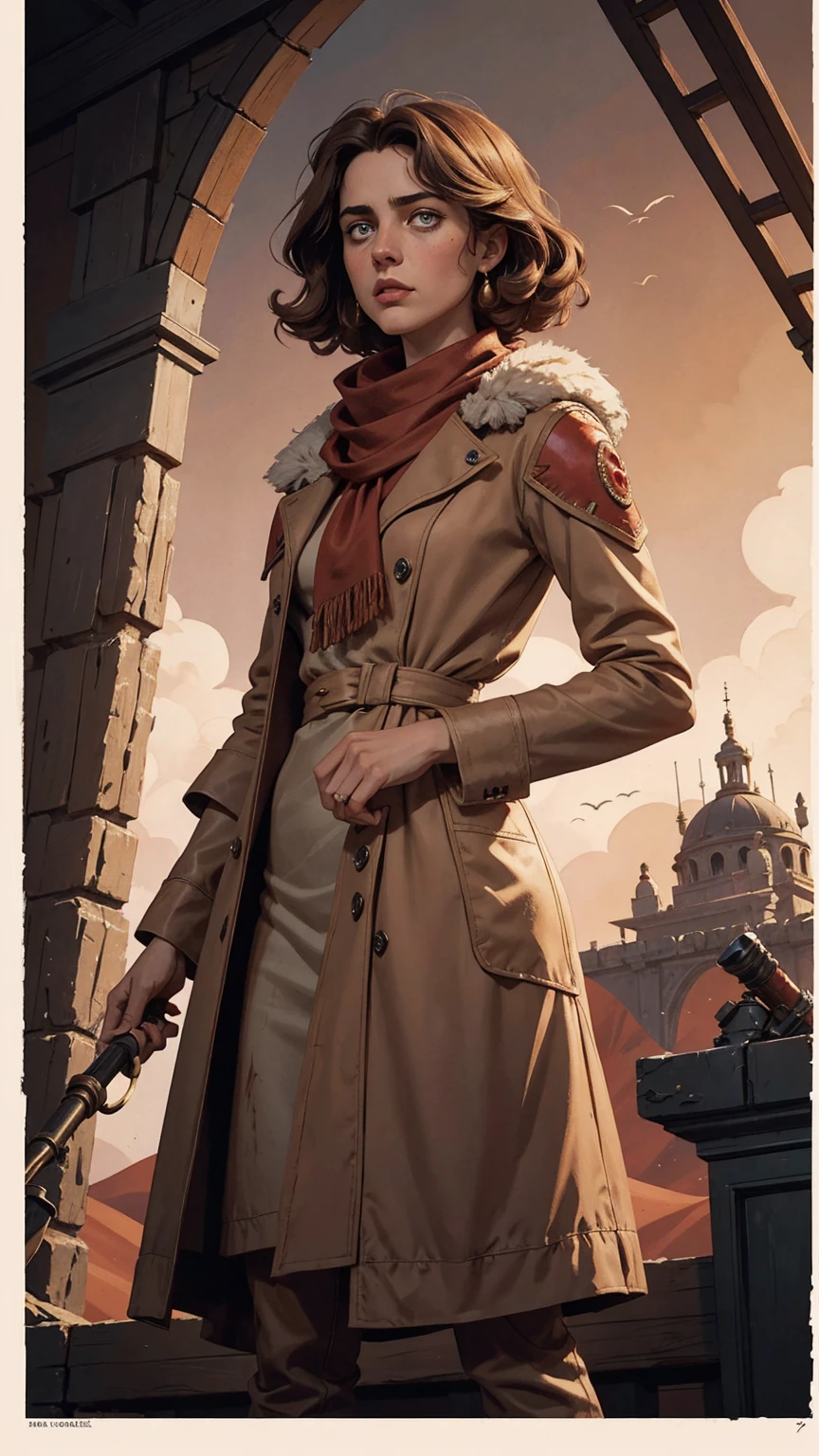 photo of (TCr3ws:1), a woman as a Peaky blinder, (laughing with bare teeth:1.3), (face focus), modelshoot style, (extremely detailed CG unity 8k wallpaper), Intricate, High Detail, Sharp focus, dramatic, photorealistic painting art by midjourney and greg rutkowski , (walking on the slums of London), (wearing a peaked cap:1.1), (detailed pupils:1.2), (dinamic pose:1.2), (Peaky Blinders:1.2), (holstered gun), (hands on hips:1.2), (closeup:1.1), perfect woman's body tight bust, cleavage, wide hips
