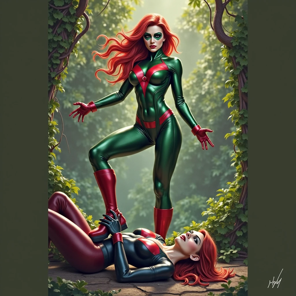 Poison ivy from batman full body image sexy