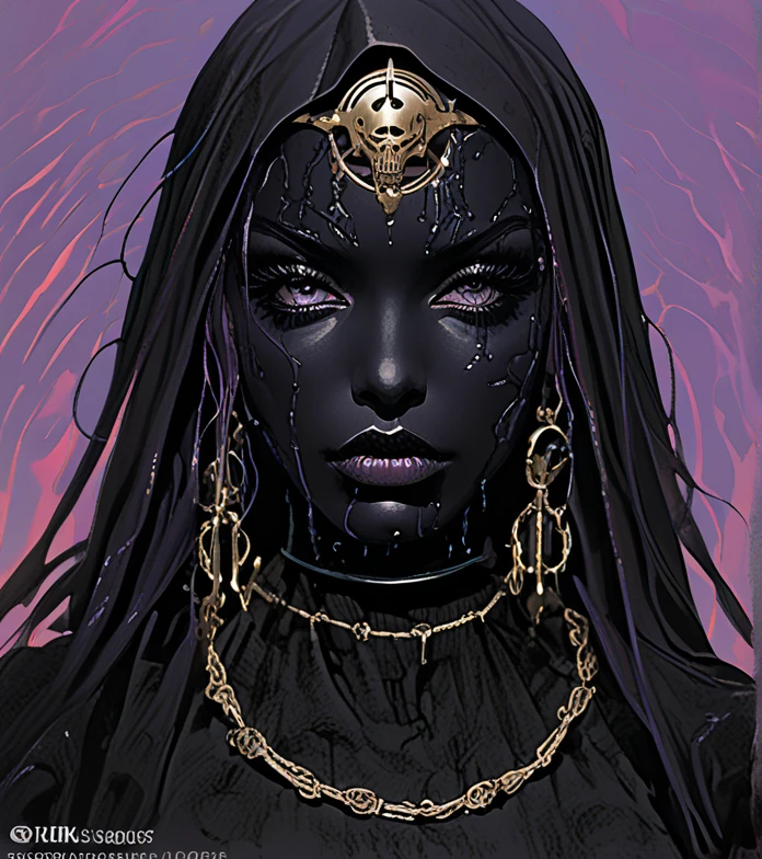 Black Observe Hamiel in nouveau realism art style