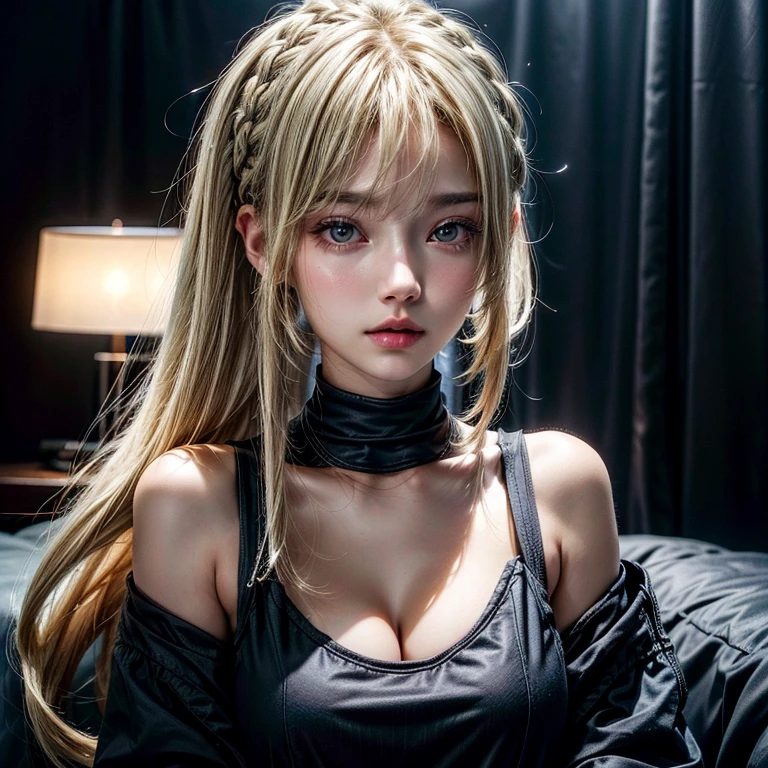 Perfect face, lingerie, ahegao, blonde goddes