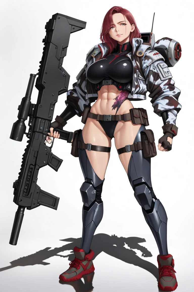Beautiful woman in a green uniform holding a gun, mechanical bikini, tattered military gear, mechanized soldier girl, oversized mechanical exoskeleton oversized arms and legs, inspired by Masamune Shirow, girl in mecha armor, clothed in military armor, mechanized valkyrie girl, cushart kenz, cool mecha style, bikini-armor, infantry girl, Bare Skin, Athletic Well Toned Body, sweaty skin, Barely Clothed, cammo patterns, Beautiful Face, dieselpunk Theme, Fiverr Dnd Character, Octane Render, Digital Art, Extreme Detail, 4k, Ultra Hd, Polished, Beautiful, Hyperdetailed, Intricate, Elaborate, Meticulous, Photorealistic, Sharp Focus, Wlop, Character Design, Unreal Engine, 3d Rendered, Volumetric Lighting, Reflections, Glossy, Digital Illustration, Pose, Suggestive Pose, Lewd, Full Body Shot, naked, vissible nipples, puffy vagina, anatomically correct 💖❤💕💋