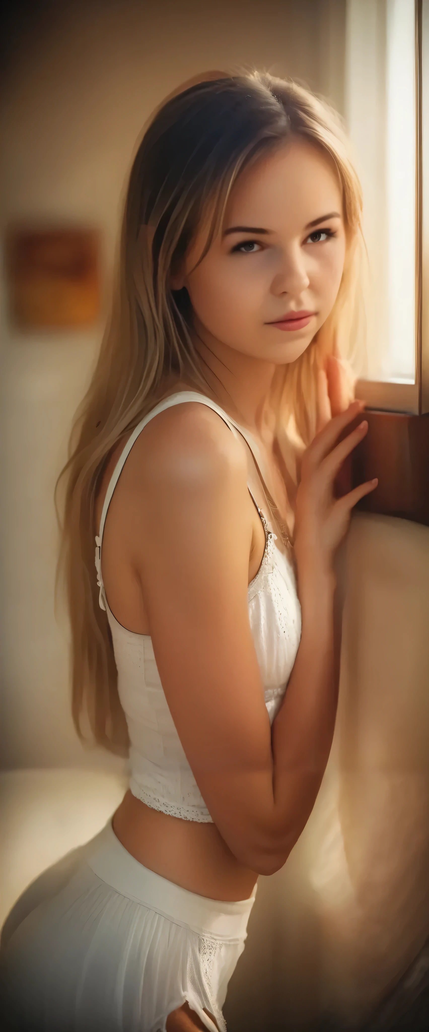 sfw:2.daddy's girl,stop.score_9, score_8_up, score_7_up, score_6_up, score_5_up, score_4_up, rating_safe:2,1girl, (solo),18yo, big breasted, solo, real life photo, (lingerie), (she_is_fucked_in_ass), sfw:2,warm lighting, golden hour, shallow depth of field, professional photo, digital photography, vivid colors, cinematic, high resolution, 8K.stop.sfw:2
