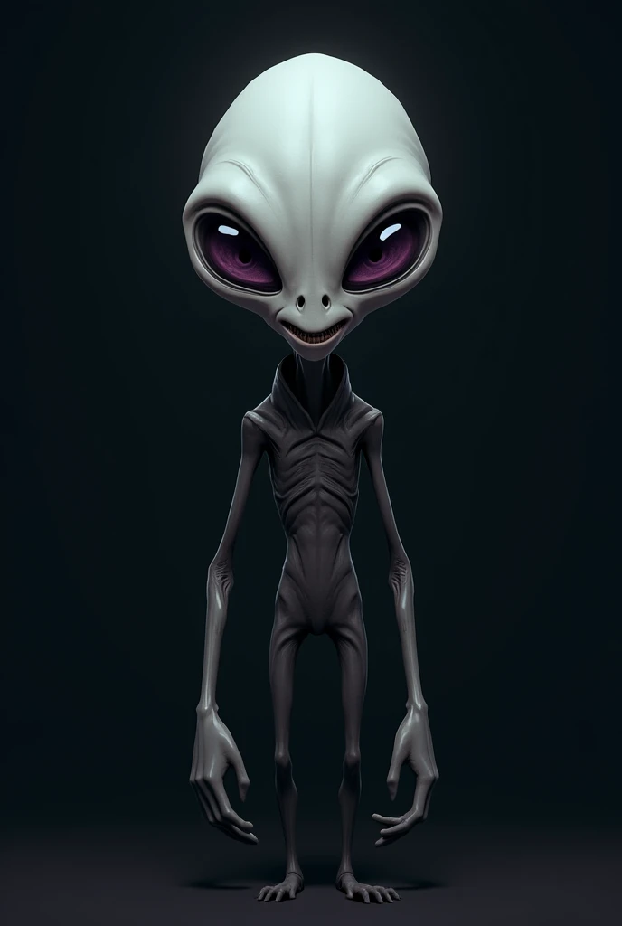 Generate an image of an alien that everyone knows.。Please act as if you are speaking to the person in question.