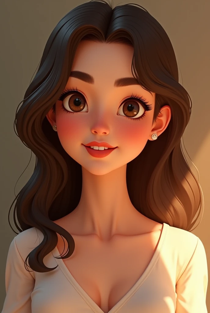 1 girl, ssmile, (((smallbreast))), (((bokeh))),Depth of field, cute face, gazing at viewer, work of art, model shoot style, neckleace, full - length portrait, pose sexy, ((8K, CRU photo, highest quallity, work of art), Professional RAW color photo with high detail, (realisitic, Photographic realism:1. 37), (highest quallity), (best shade), (Best illustration), ultra-high resolution, highly detailed 8K unified CG wallpapers, Physics-based rendering, Cinematic lighting),