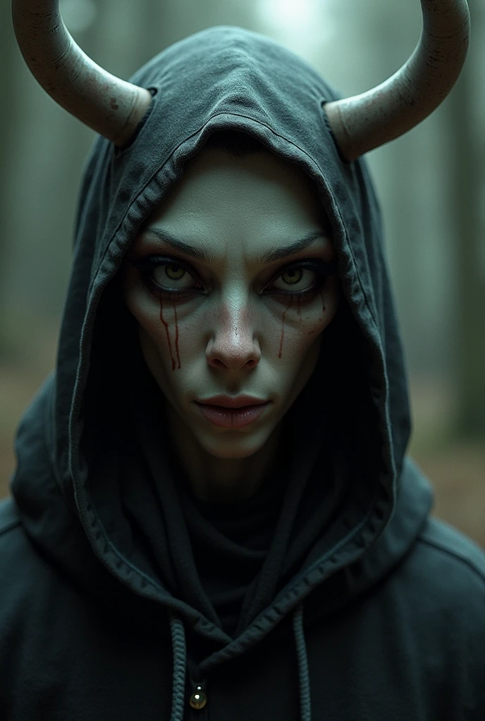 a terrifying demon with ghastly horns, a mysterious and unsettling otherworldly environment, a person wearing a strange mask, cinematic lighting, dark moody colors, photorealistic, 8k, high quality, masterpiece, (best quality,4k,8k,highres,masterpiece:1.2),ultra-detailed,(realistic,photorealistic,photo-realistic:1.37),dark fantasy,horror,surreal,dramatic lighting,moody colors