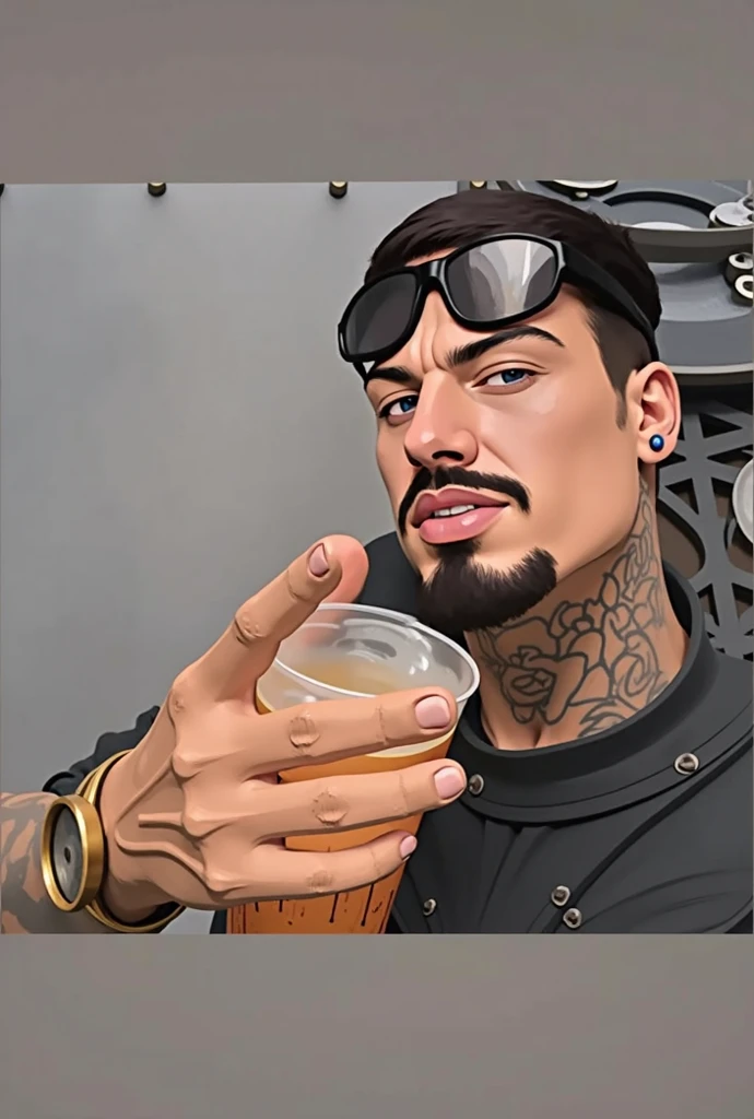 Imagem de um homem, (Cabelos variado diferente estilo de cortes de cabelo), Ele usa óculos de grau, tatuagens em todo corpo, (High quality design vector style image, t-shirt print style, graphic art of cowboy outlaw on wanted white background realistic colors, american old west scene, vector image.),(Personagem : Eduardo  é roliço rechonchudo coxas extremamente grossas barriga avantajada gordo tem ((56 anos de idade)), ((está de bermuda moletom cinza)), ((camiseta preta aberta desabotoada com uma camiseta branca por dentro)). Ele usa relógio pulseira cordão no pescoço, ele é barbudo barba cheia barba grande volumosa usa óculos de grau). (((Ele está dentro de um bar bebendo taça de chopp com os amigos))).50 year old sexy fat bearded man,full of sweat,Full body,Big belly, ((Wearing bathrobe , meias brancas, a white cueca box)),Stunned face,Open the legs,In the darkness, Varied Camera Angles in Photography. various poses, HD 8k high quality, gay, bearded, serious facial expression, (still from a movie), tense, dramatic, atmospheric, cinematic, (looking away), (masterpiece), top quality, photorealistic, hyperrealism, absurdres, tack sharp, subsurface scattering, 8k, HDR, 35mm, professional photography, RAW,(best quality,highres),(photorealistic) A crow punk taking a selfie picture, with (vibrant colors) striking vibrant colors and (detailed) intricate feather patterns. The punk crow is perched on a (graffiti-covered) graffiti-covered brick wall, wearing (edgy) edgy attire including a leather jacket adorned with (studded spikes), ripped jeans, and (metallic) metallic accessories. Its (piercing) piercing eyes are highlighted with (smoky) smoky eyeshadow and (heavy) heavy eyeliner. It holds a (glimmering) glimmering smartphone with its claw, fully extending its (feathers) feathers to capture the perfect angle. The background features a (gritty) gritty urban setting with (graffiti artworks) graffiti artworks and (reflected neon lights) neon lights reflecting on damp pavemen