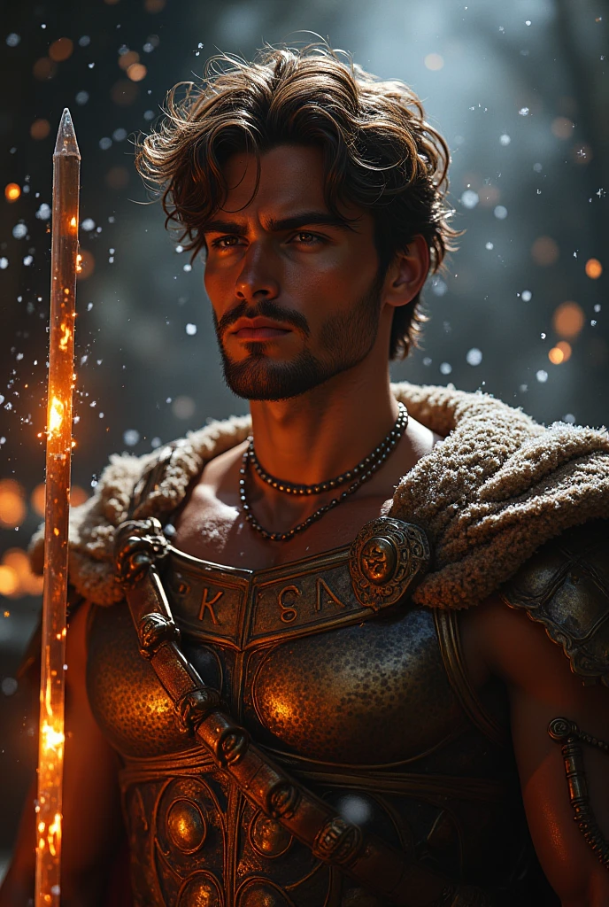 Photo-realistic, ((best quality)), ((masterpiece)), (detailed), masculine portrait of a young wizard,18-year-old male models, handsome young, tall, cute looking, cute look, evil looking, powerful wizard, young male model, handsome, clean shave face, handsome model, clean shave, blue eyes, (wavy messy short hair:1.2), short wavy messy silver hair, messy wavy hair, short hair, super strong, muscular, fit, lean muscles, six pack, shirtless, bare-chested, pantless, muscle, ripped, strong body, fit body, half-naked, ???????, ripped, strong body, fit body, great chest, amazing arms, wizard cloak, wizard robe, magic wand, magical powers, wizard world, spartan loincloth, magical antique draped cloth skirt, snowy forest, old castle background, 8k, high detailed, ultra-detailed, Stylish Pose, real skin texture, dark cinematic lighting, wild wind,