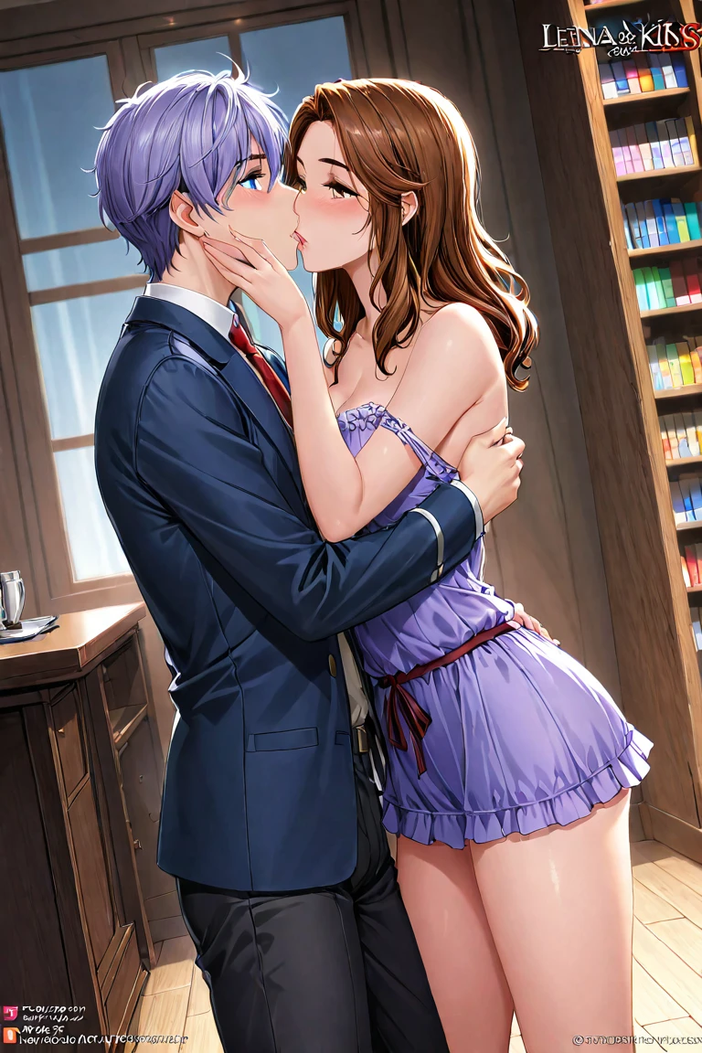 (((masterpiece, Highest quality, High resolution, 超High resolution, Perfect Pixel, Depth of written boundary, 4K, RTTX 10.0))), Beautiful Anime Woman, Beautiful art style, Anime characters, ((Smooth texture, Realistic texture, Anime CG Style)), Exact finger count、Exact number of legs、(Exact number of arms:1.0, Exact number of hands:1.0), (Perfect hands, Perfect Anatomy), Cinematic, Realistic, Extremely detailed CG, Daytime lighting, Perfect lighting, Best Shadow, The best natural light, Perfectly balanced style, A perfectly balanced body, Slender body, Beautiful little ass, ((Long Hair, bangs, Reddish brown hair, Twin tails)), ((Rear view of a woman straddling a man lying on his back on the floor:1.8)), (Inserting penis into vagina while wearing full-back panties, Sex in cowgirl position while wearing full-back panties:1.3), (pussy juice:1.8), ((Sailor suit jacket:1.3), (Sexy and cute blue panties:1.3), (Stylish shiny blue satin full back panties, Side-tie panties, Blue panties with lace trim:1.3), (lace garter belt, Garter Strings, Knee socks:1.3):1.3), (Embarrassed expression:1.4), blush, (Feels good, sexual pleasure expression:1.8), (Facial expressions holding back pee:1.6), (look up, Eyes half closed:1.7), (Stylish bar, Stylish cafe, Affair at the cafe, Sexual services at cafes:1.5), naked, In underwear, Waitress in underwear, (Frilly maid headband:1.2), Angle from directly behind