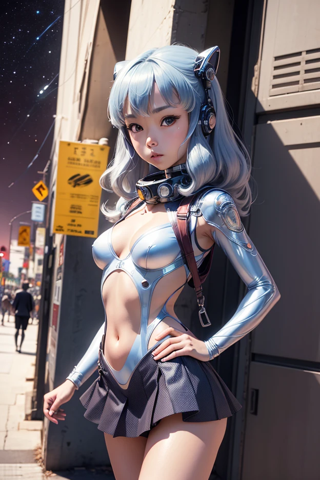 (Real Engine:1.4,Ultra-high resolution,La highest quality:1.4, Realistic:1.4, Skin Texture:1.4, masterpiece:1.8,masterpiece, highest quality), One girl, Ives Girl, Mecha, Beautiful lighting, (Neon Light: 1.2), (evening: 1.5), "masterpiece, highest quality, 1 Girl, Full body portrait, Sensual pose, ojos greenes, Multicolored Hair+payment:1.3+Rosado:1.3+green:1.3, Sculpted legs and seductive curves, ,Medium milk beautiful milk, Beautiful Face, lots of water droplets, cloud, evening, Open Floor Plan, watercolor, Neon Light:1.2, evening:1.5, Mecha, Beautiful lighting, Bright Neon Light: 1.2, An unforgettable and mysterious night: 1.5",,Beautiful and slender hands、(Big eyes、Well-formed face)smile