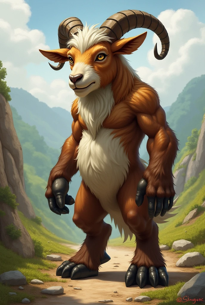 ultra-detailed, masterpiece, masterwork, high quality, best quality, hdr, (nature), nsfw, male, solo, hairy dragon, ((nude)), (little red body minotaur), (white chubby body), (long golden hair, yellow eyes), standing, dynamic angle, (micropenis, foreskin, perfect balls), public hair, (cross your arms), earrings