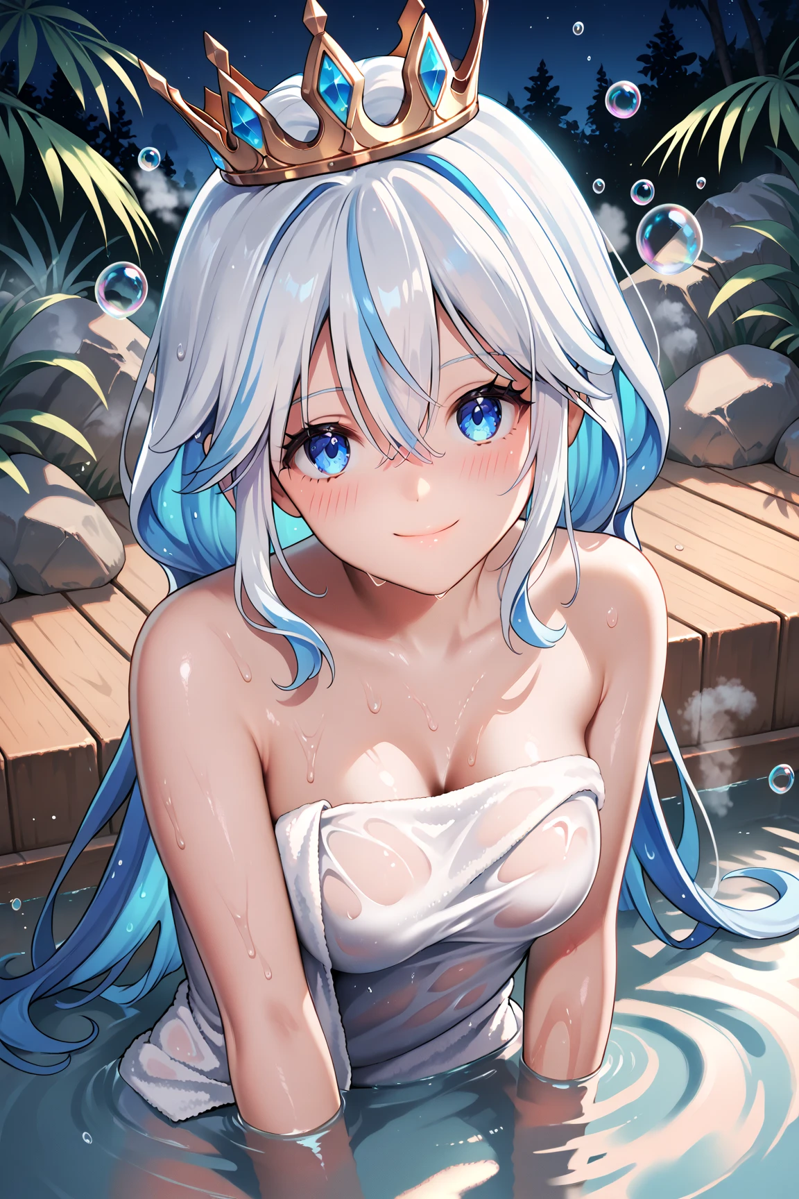 Immerse yourself in cold water up to your chest