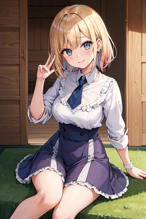 soft light, (((medium hair:1.3), short bangs, Floating hair NovaFrogStyle)), ((ultimate beautiful wife)), 20th generation, detailed eye, (Big eyes:1.3), lip details, 非常にdetailed eyeと顔, beautifully detailed nose, fine and beautiful eyes, long eyelashes, light shines on your face, (parted lips:1.2), (beautiful white teeth:1.3), mature face, ((big and full breasts)), realistic face, realistic body, thick and beautiful thighs, (red blouse:1.3)、(red tight micro miniskirt:1.4)、The chest of the blouse is wide open、The whole body to the toes、stockings、(cowboy shot:1.3), ((written boundary depth))、With background:((Ginza town, Tokyo))、(Raw photo, highest quality), (realistic, Photoreal:1.3), table top, very delicate and beautiful, very detailed, nffsw, unity , 2k wallpaper, wonderful, small details, light smile, Highly detailed ticker unity 8k wallpaper, huge file size, Super detailed, High resolution, absurd,