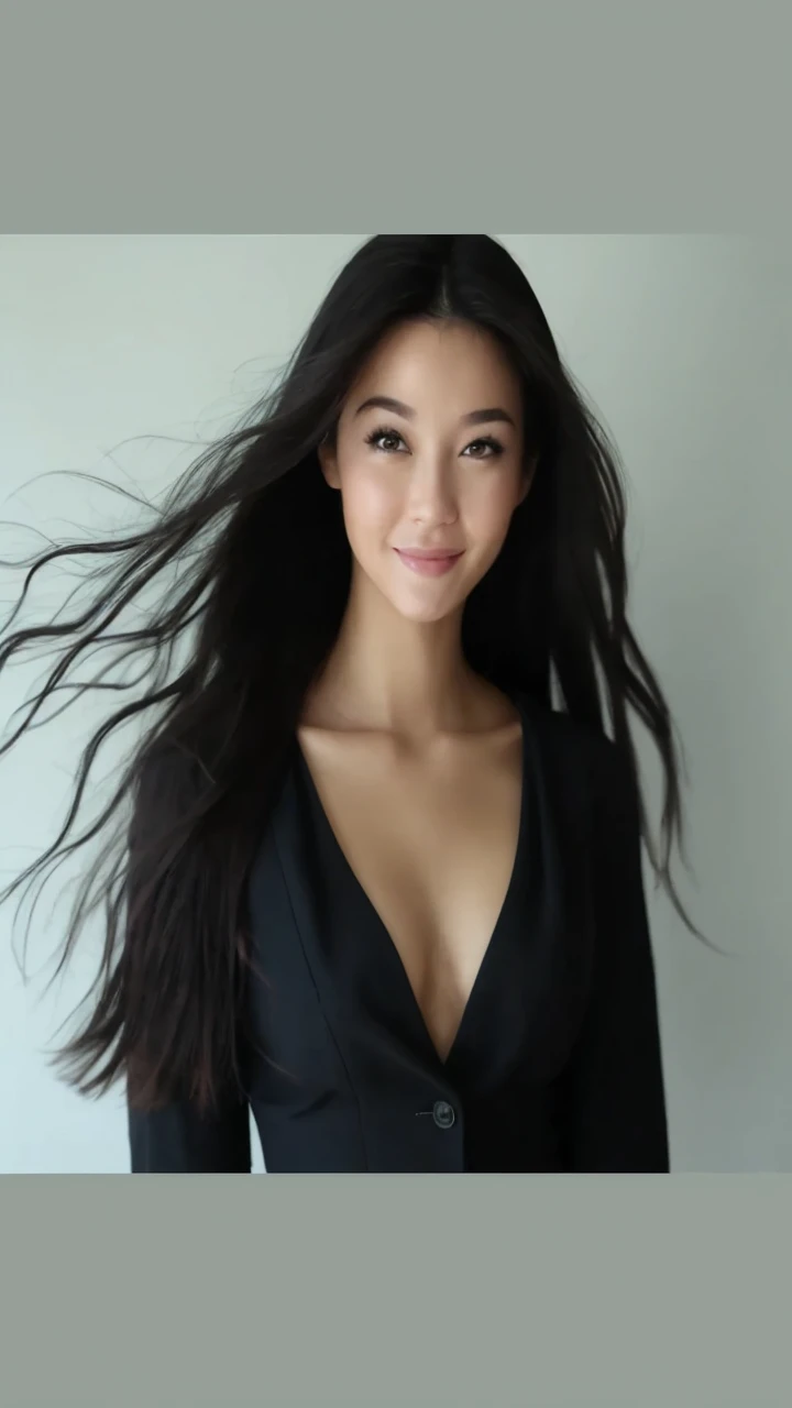 8K UHD, DSLR, Raw foto, Photorealistic, ultra realisic, Cinematic Lightning, high detailed, high detailed skin, High Quality , Tamron SP 70-300mm F/4-5.Photo taken by 6,The highest quality, Big breasts and thighs that are a little visible, The ultra-Highres, slim waist, Lovely smile, highly detailed faces, Detailed lips, Detailed Eyes, Double eyelidd, Long black hair, Black-haired god, Bright and cheerful atmosphere, Lovely eyes, Colorful costume colors, full body photograph, Bright and tight-fitting clothes, Sexy fashion, Cyberpunk Art by Yang J, cgsociety contest winner, gothic art, 8k high quality detailed art, Detail Digital Animation Art, s whole body, Detail, Big, Clear eyes, Lovely smile