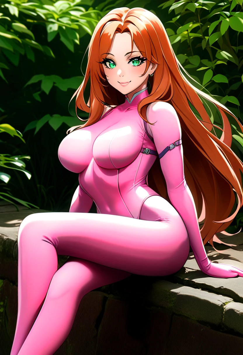 (Super hero) (girl) (orchid) (Headquarters) (Sexy pose) (Japanese cartoons)