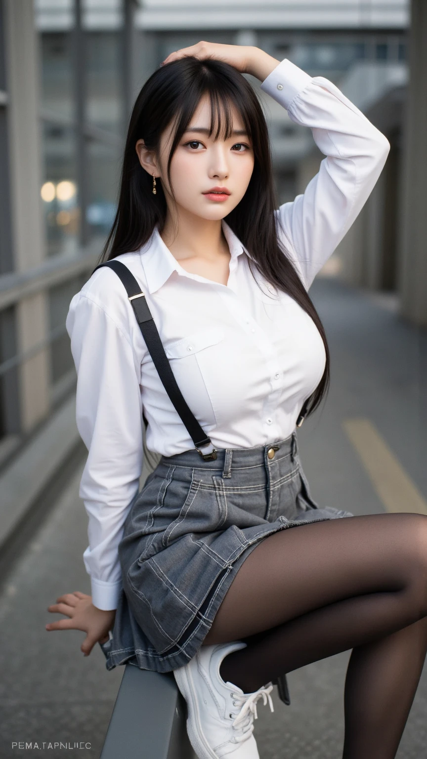 ((midnight, need, 8k, masterpiece:1.3)), Full body female love, 1.Height 7 meters，Leg length, Key Points:1.2, Beautiful woman，Have a perfect body:1.4, Slim abdominal muscles:1.1, Brown hair, :1.2 )), (Female teacher，White shirt，mini skirt，black high heels 1.2, Get going，Detail of books on the ground, Highly detailed face and skin texture, Delicateeyes, Double eyelids，Large Breasts，color，curls，A well-behaved and obedient sister，Happy expression，Obedient personality、Focus on everything，Gentle personality，Likeable，付出型性格和Likeable的个性，Absolute obedience，Absolute obedience、Likeable，pride of obedience，Waiting for command，Full body view