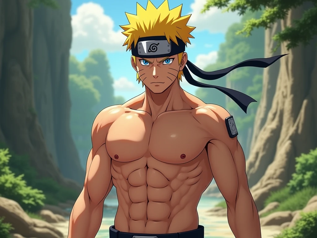 1male, short hair , yellow hair, blue eyes, handsome,  beach background, ultra detail, shirtless, naked body, toned muscle, pectorals, abs, better eyes, surfboard, masterpiece, best quality, high quality, 1boy, solo, male focus, looking at viewer, upper body, tenza_yamada_asaemon, head protector