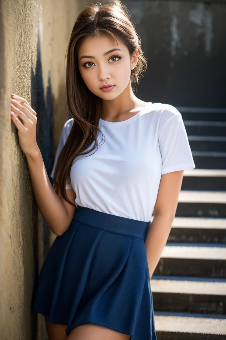 14 year old girl from Thailand with short dress 