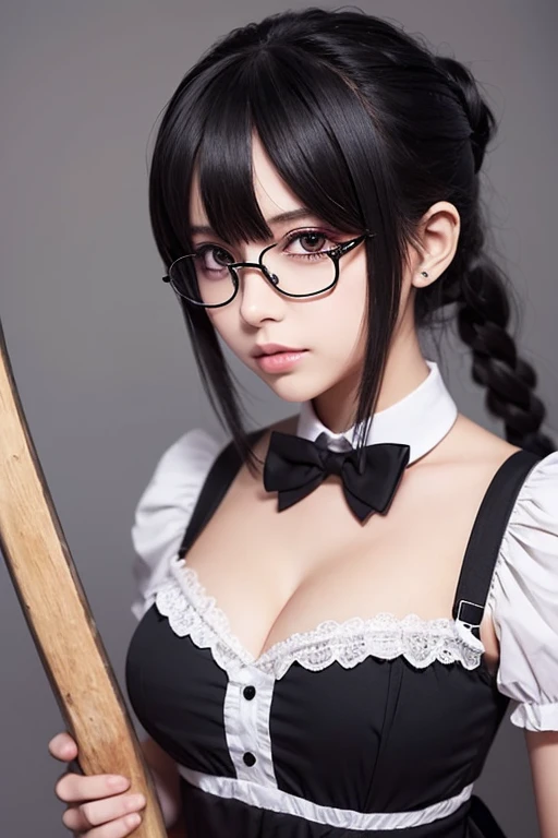 (Rear View, Rear View),(highest quality,High resolution,Very detailed,Actual),Shooting with a digital SLR、Best image quality、136), (Busty:1.46), (l boobs ipst boobs ,Round Glasses、Braided Pigtails、Funny woman with pigtails in round glasses、Round-faced beauty、Clear eyes、Long eyelashes、(Wear glasses,Round Glasses、Round Glasses、Braided Pigtails、w idea,Atol Oppa Library), (The flowers are beautiful、