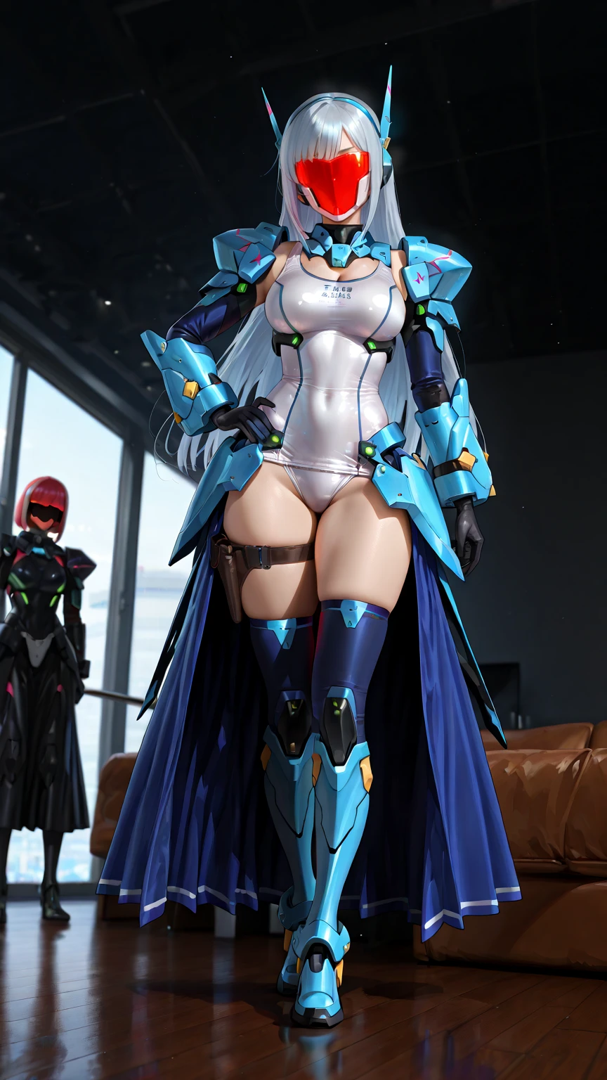 （fully body photo：1.4），white backgrounid，（1 Mech girl，Flash fluorescence，Hats，mechs，Delicate tiara，ssmile），（paper art，Quilted paper art，geometry），（Lots of colors，Best quality at best，high detal，tmasterpiece，movie light effect，4K，lightand shade contrast），Colossal tits，red hair clothes，pigtails，Blue knee-length boots，mecha girl，eBlue eyes，Green hair，pigtails