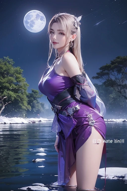 <lora:doa_luna:0.7> luna, 1girl, mystic, dress, intricate, fantasy, surface of the moon, stars, space