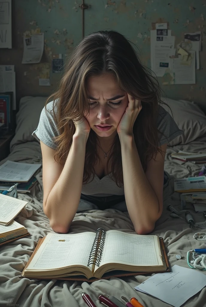 Unemployed people with expressions of worry, stress or despair.
