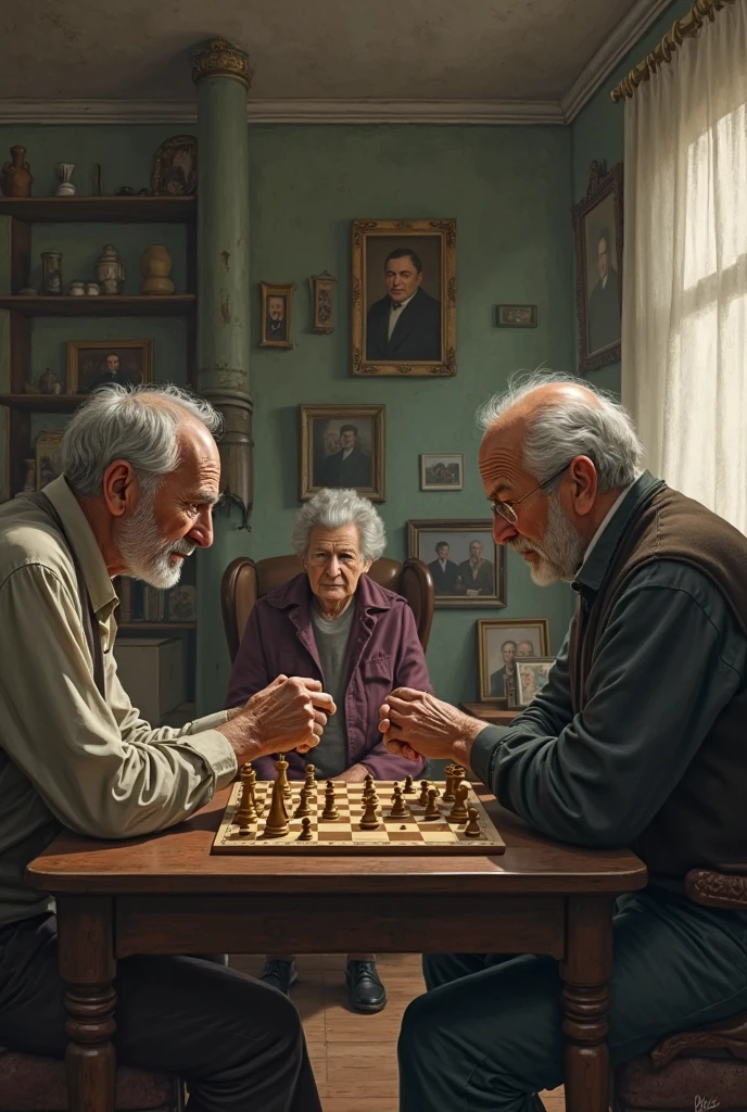 chess in action, after-party