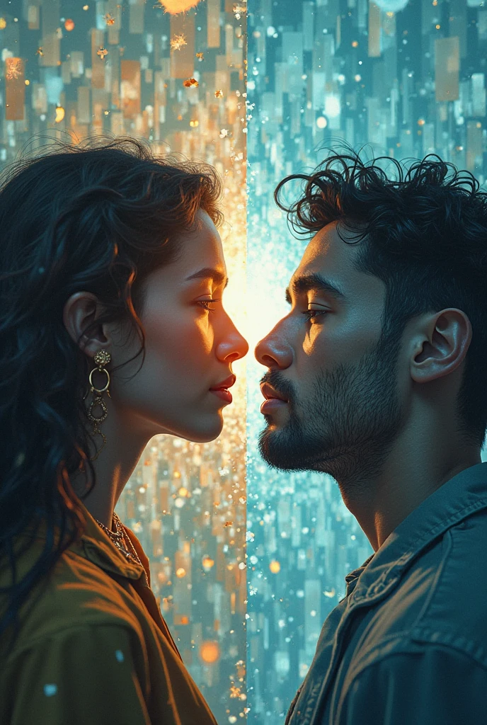 ethereal photo of an elegant couple, Brazilian nationality, tanned skin, emerging from swirls of smoke and red and black vapors, Peter Lindbergh style, masterpiece of complex art, foreboding, golden ratio, Trend in CGSeteration, intricate, epic, trend in ArtStation by artgerm, highly detailed, vibrant, production cinematic character rendering, very high quality model