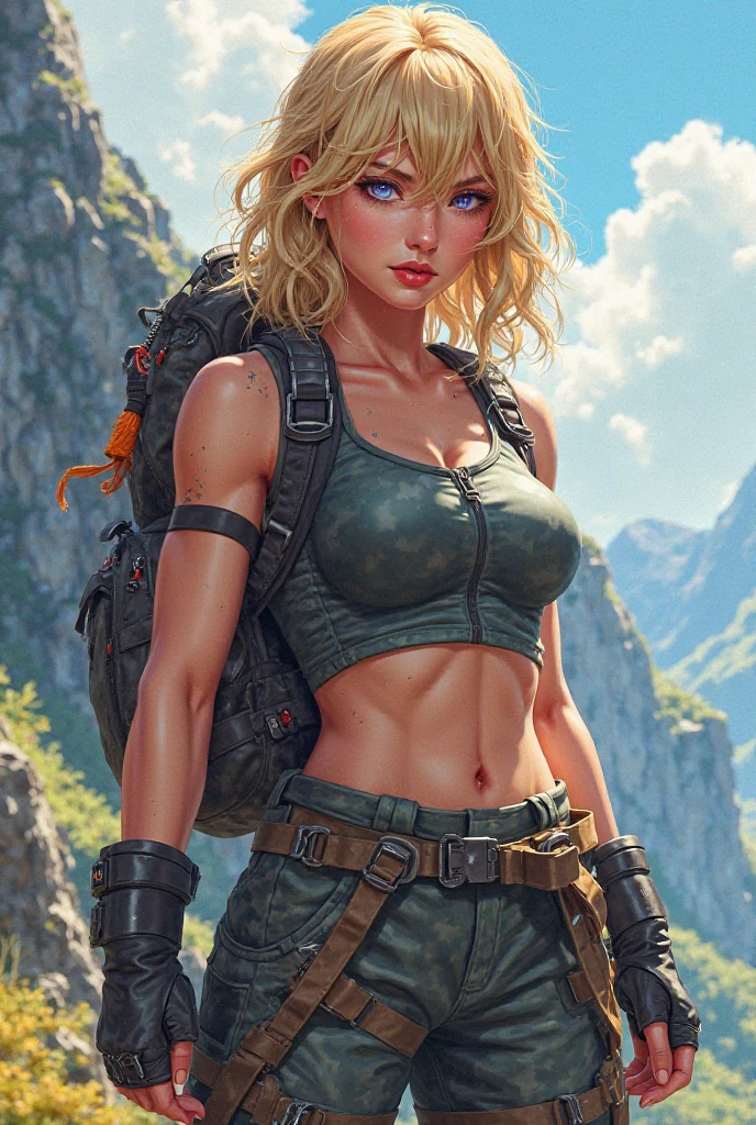 (masterpiece, best quality:1.3)
<lora:epi_noiseoffset2:1> <lora:add_detail:0.7> <lora:CammyWhite:0.8>
CammyWhite, 1girl, solo, blonde hair, long hair, twin braids, Hiking Gear, Sunrise, Mountain Peak, Adventure, Crisp Air