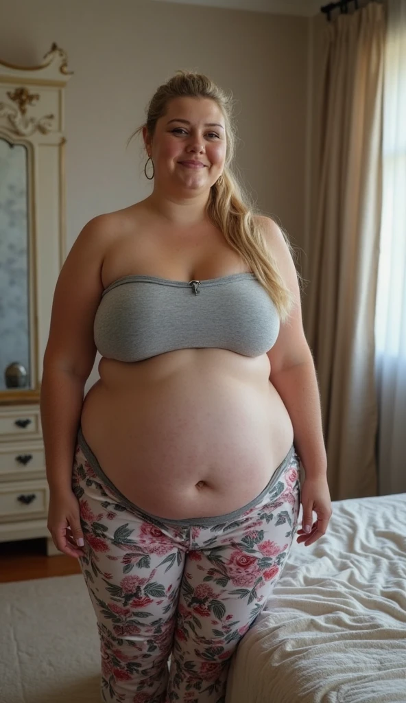 ((naked)),((Saggy huge)),((Heavy body)),((Wide Hips)),((Thick body)),((Big Belly)),((White woman)),((Blonde Hair)),((Short Hair)),((blue eyes)),((Full body portrait))、((1 female)),stand on tiptoe、White blank background、Stand facing forward、naked feet、Full body portrait、Stand with your feet apart、Full body portrait、Thick arms、Thick thighs、Thick waist、Thick body、Full body portrait、Full body portrait、Stand with your feet apart、Photo from an oblique angle、Skin glowing with oil、Full body portrait、Full body portrait、naked、Full body portrait