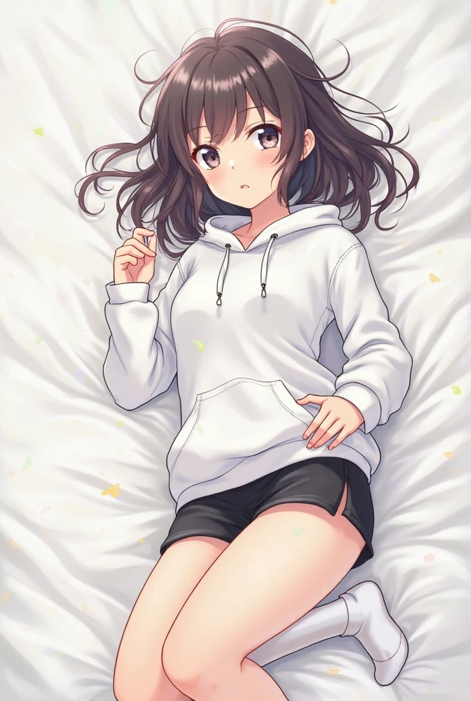 Cute anime girl in grey sweater with no pants or panties with vagina showing no underwear
Hands up showing it off legs spread wide open NO UNDERWEAR fully ?????? pussy showing no underwear at all
